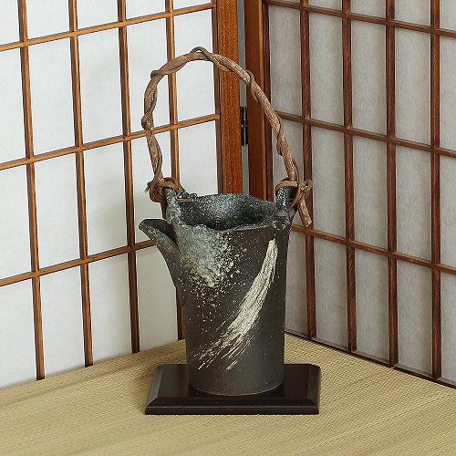アンテーク池の坊神技流生け花の陶器鉢 アンテーク池の坊神技流生け花の陶器鉢 池坊