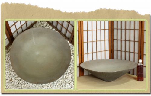 信楽焼生け花用水盤