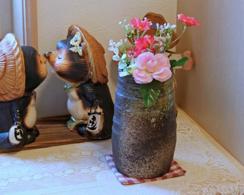 信楽焼の花瓶