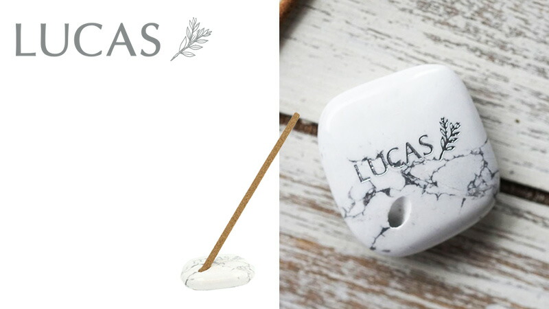 LUCAS お香立て ホワイトセージ インセンス （スティックタイプ用）