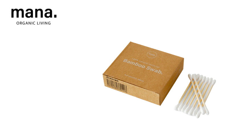 mana. マナ 自然素材の綿棒（100本入り）