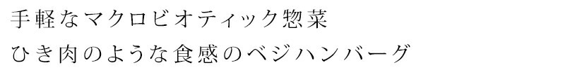 オーサワの惣菜シリーズ ベジハンバーグ(デミグラスソース)