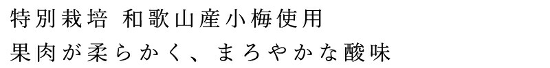 和歌山産農薬不使用梅・紫蘇使用