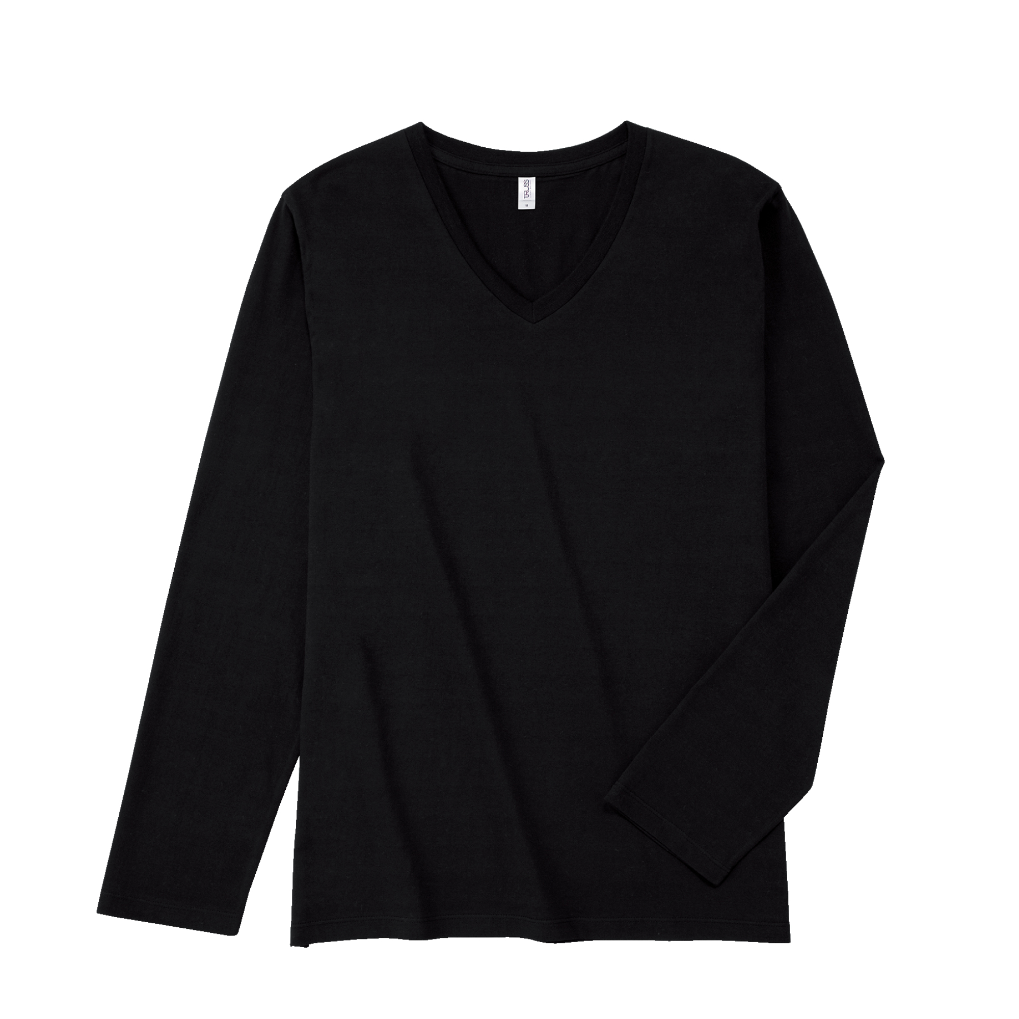 ロンt メンズ 無地 長袖 Tシャツ ブランド インナー Vネック 薄手 コットン 綿100%  ユニセックス 男女兼用 4.3オンス ( TRUSS / トラス ) SVL-115 | TRUSS | 03