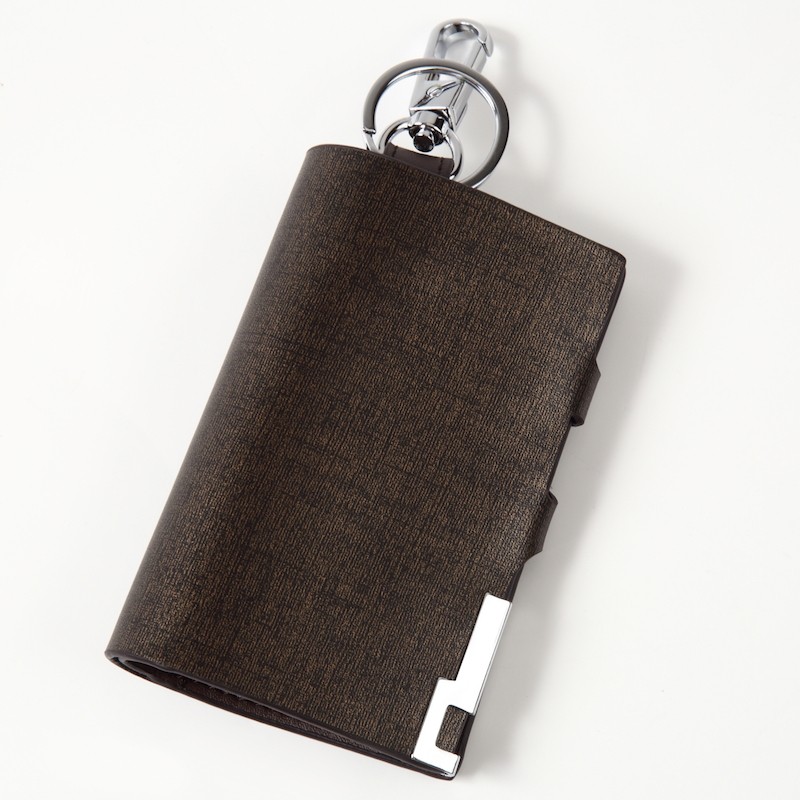 キーケース 本革 スマートキー カーボンレザー 高級レザー 6連リング カードキーも収納可能 機能性重視設計 Lh 1024 Mujina 通販 Yahoo ショッピング