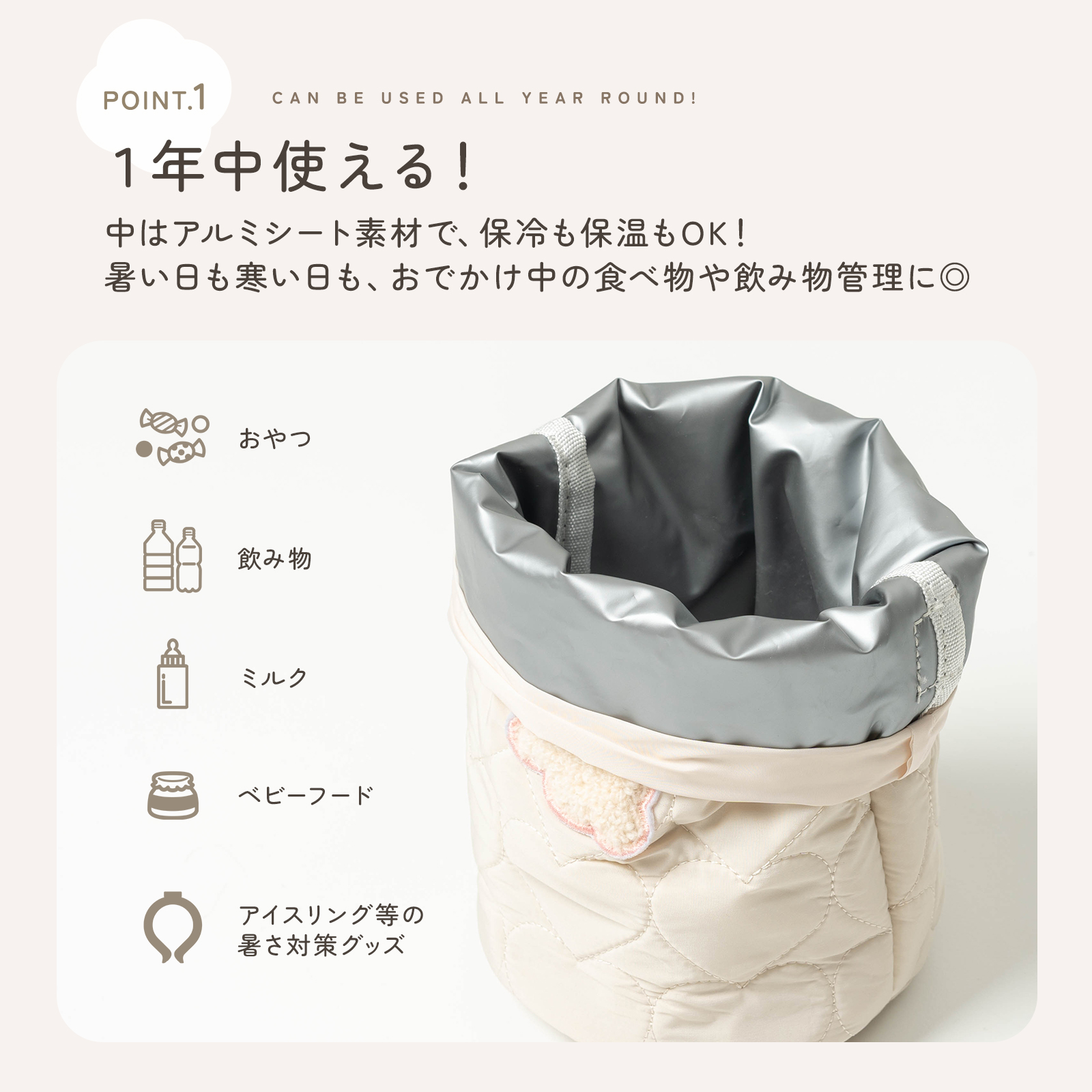 ベビー 保冷バッグ 哺乳瓶 ベビーカー マザー...の詳細画像3