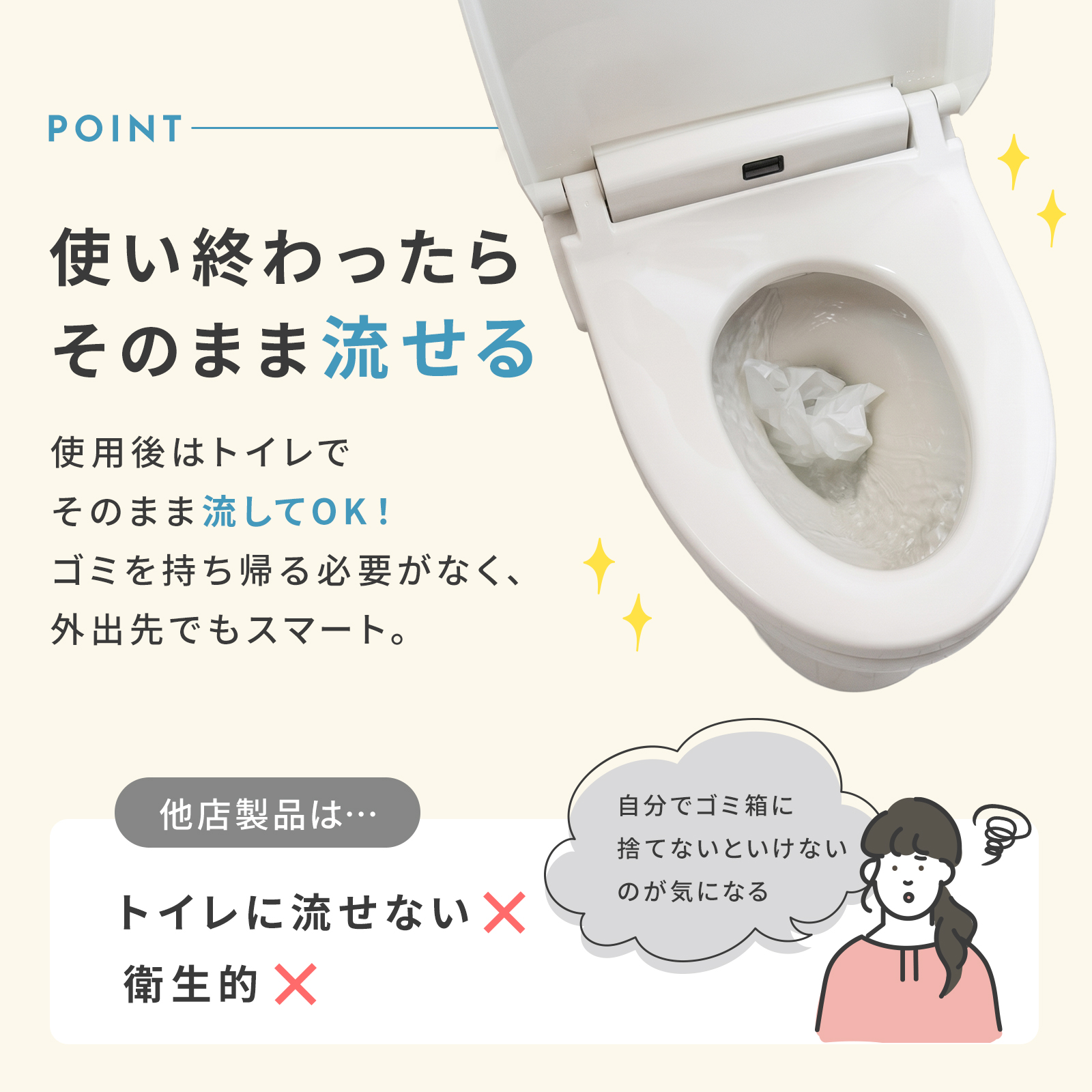 流せる 便座シート 20枚入 携帯用 使い捨て plunmoln プルンモルン トイレシート 子供 ベビー アウトドア トイトレ 外出 公園 旅行 携帯 トイレ 便座カバー 関連画像3