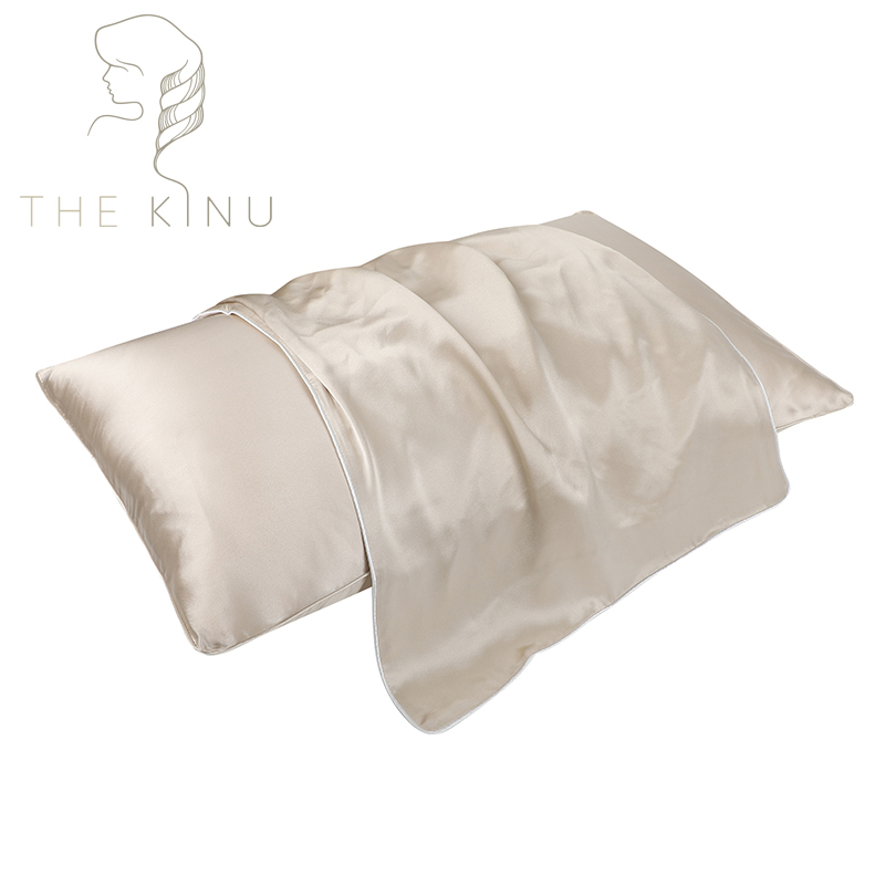 シルク 枕カバー シルク100％ 25匁 ノンファスナー 封筒 片面シルク