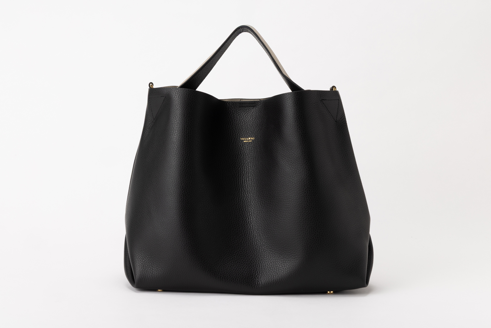 正規品 VIOLAd'ORO ヴィオラドーロ レザー 本革 牛革 肩掛け 斜め掛け 2way A4 TRERO ITALIAN DOUBLE FACE LEATHER TOTE BAG L SIZE トレロの画像