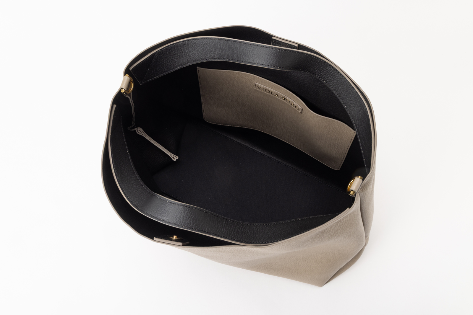 正規品 VIOLAd'ORO ヴィオラドーロ レザー 本革 牛革 肩掛け 斜め掛け 2way A4 TRERO ITALIAN DOUBLE FACE LEATHER TOTE BAG L SIZE トレロの画像