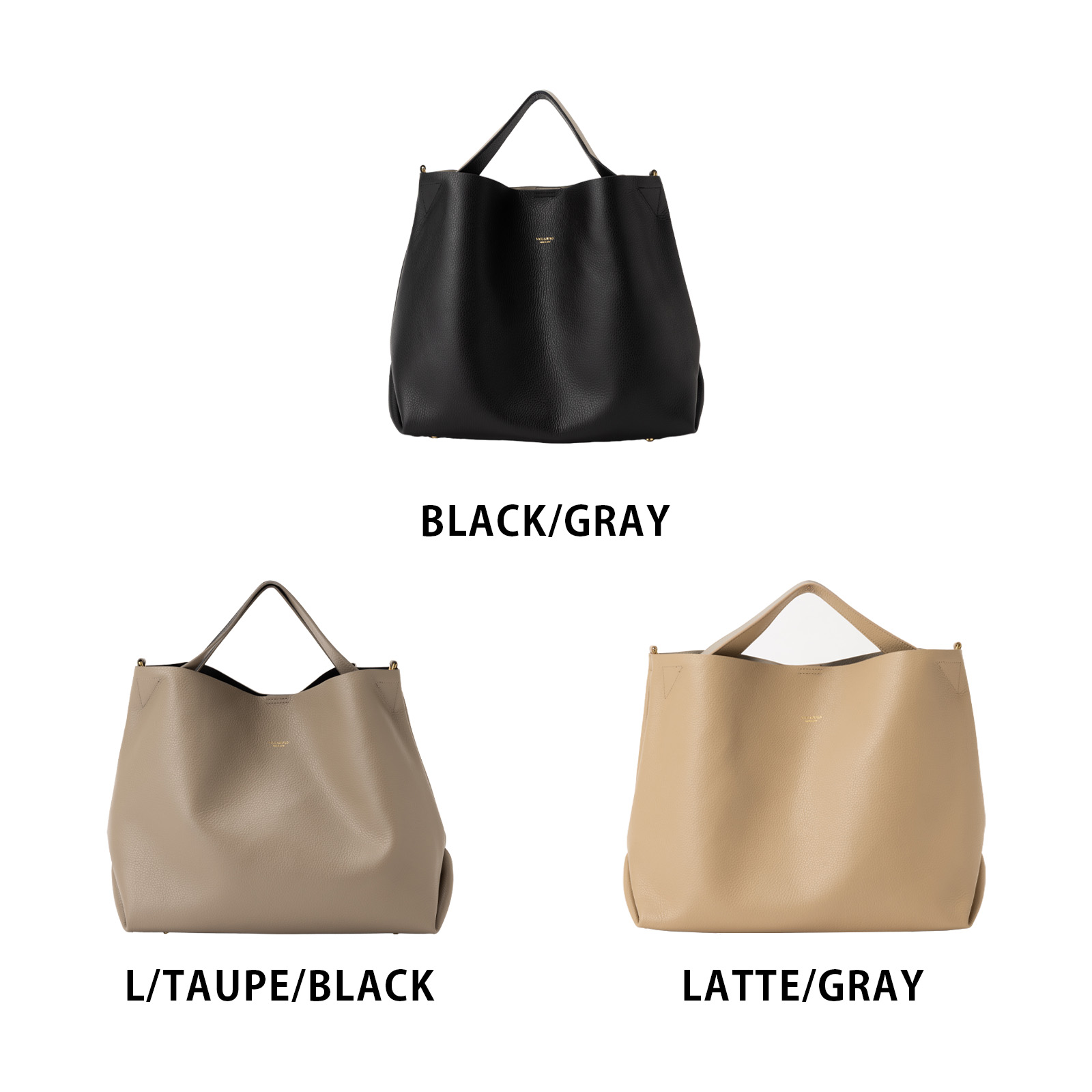 正規品 VIOLAd'ORO ヴィオラドーロ レザー 本革 牛革 肩掛け 斜め掛け 2way A4 TRERO ITALIAN DOUBLE FACE LEATHER TOTE BAG L SIZE トレロの画像