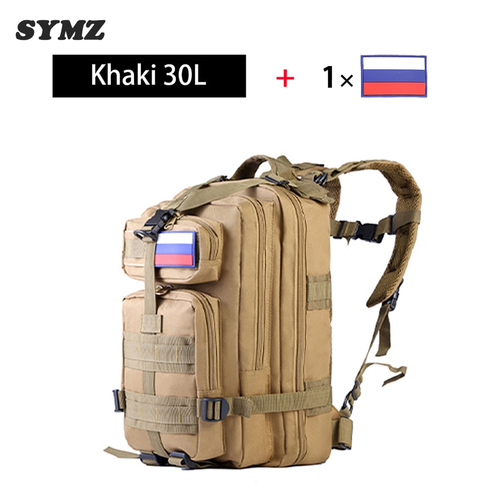 Syzm 30l/50l大容量ミリタリータクティカルバックパックソフトアウトドア防水リュックサックハイキングキャンプハンティングバッグ