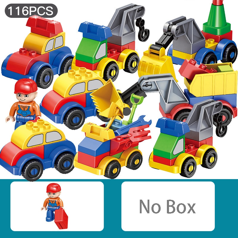 レゴデュプロ LEGO 互換ブロック 色んな車 乗り物セット｜mumumu-yh｜02