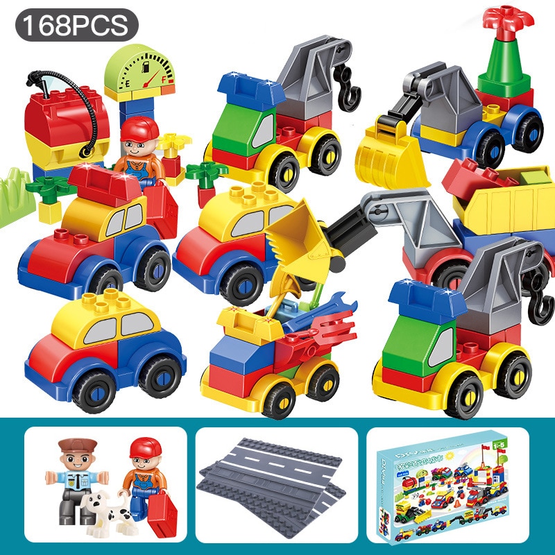 レゴデュプロ LEGO 互換ブロック 色んな車 乗り物セット｜mumumu-yh｜09