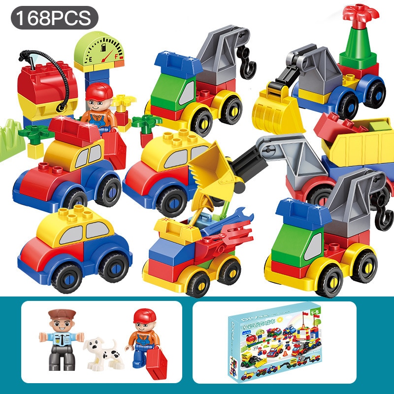 レゴデュプロ LEGO 互換ブロック 色んな車 乗り物セット｜mumumu-yh｜06