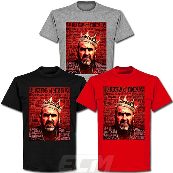 新品未使用 カントナ CANTONA ＃7 両面プリントTシャツ 新品未使用 カントナ CANTONA ＃7 両面プリントTシャツ