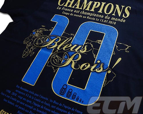 限定アイテム】GRANDE RUSSIA 2018 フランス代表 優勝国Tシャツ