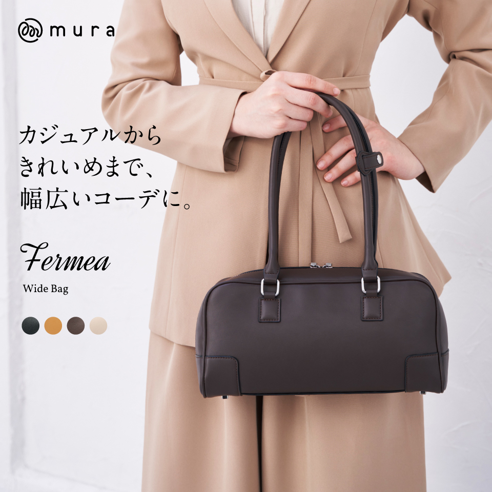 MURA（ムラ） ミニボストンバッグ ハンドバッグ レディース 小さめ