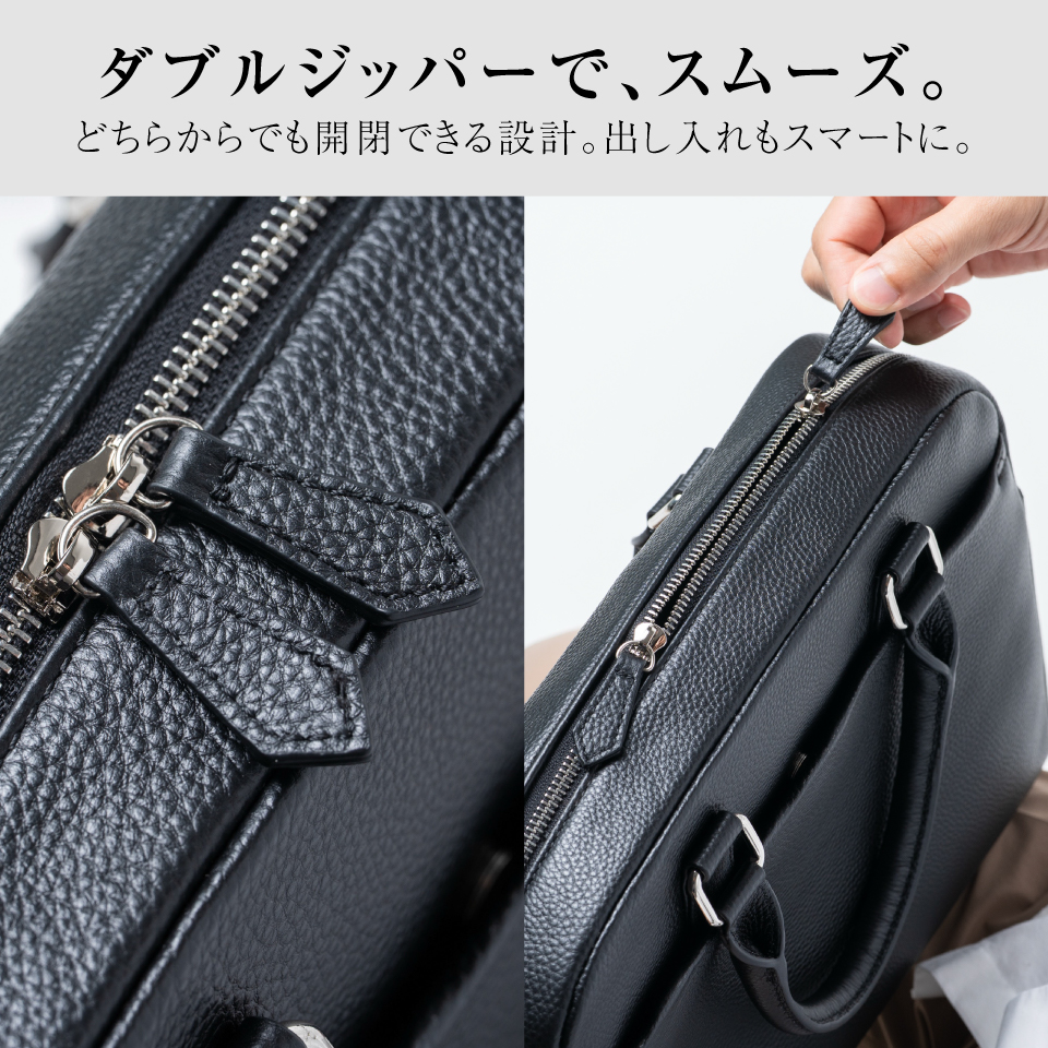 MURA（ムラ） ブリーフケース ビジネスバッグ メンズ 本革 a4 レザー