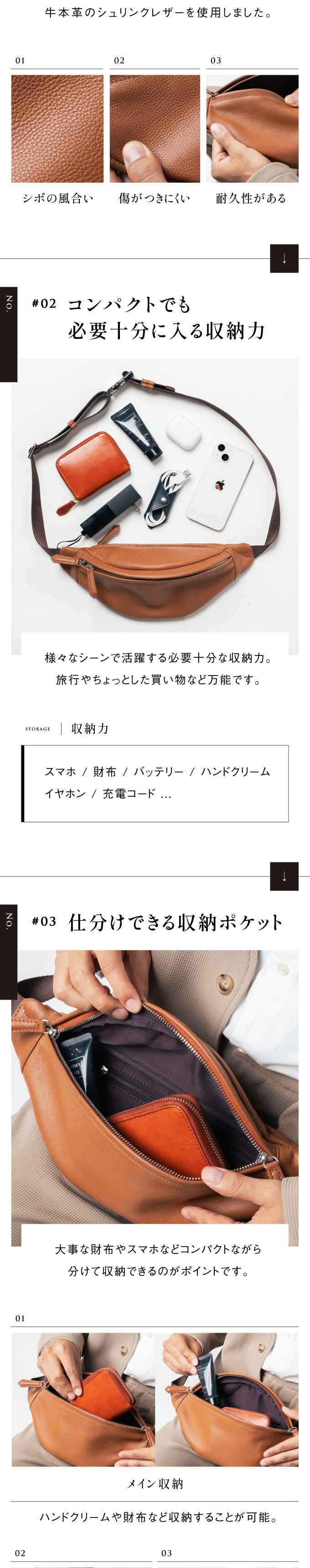 メンズボディバッグ