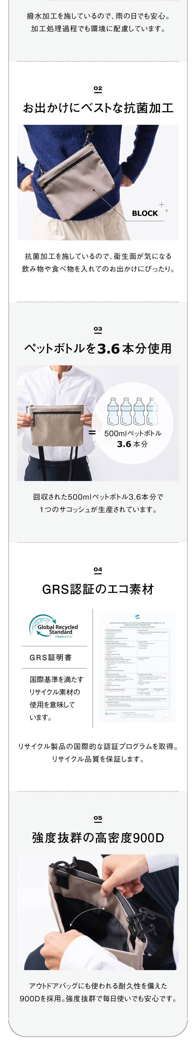 メンズサコッシュ