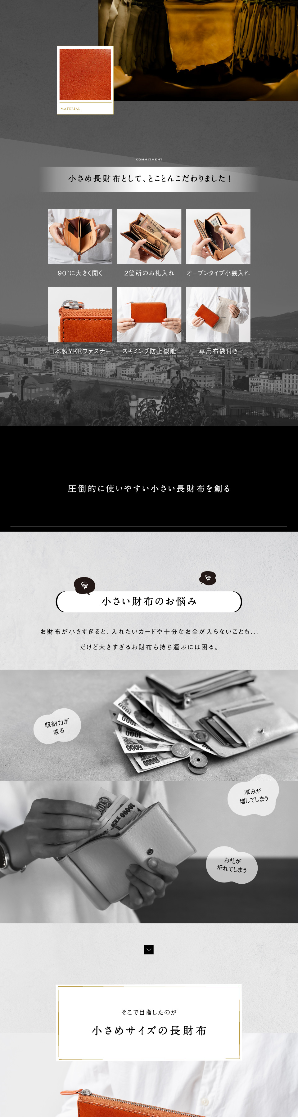 ranova コンパクト長財布