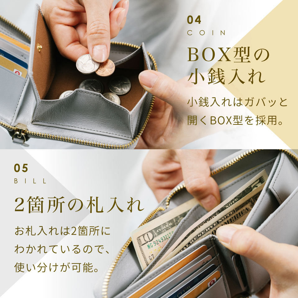ユニセックス☆カードケース お札入れ コンパクト 大容量 ブラック 黒