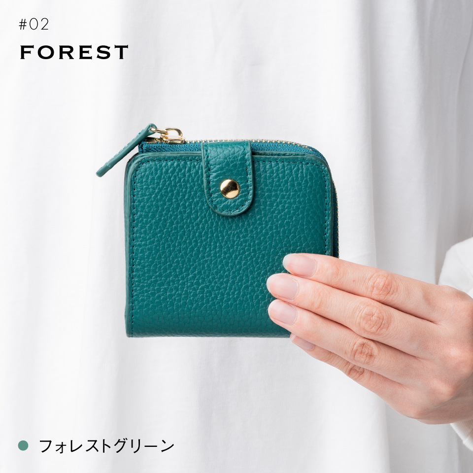 二つ折り財布 レディース 使いやすい 本革 おしゃれ ゴムカード入れ
