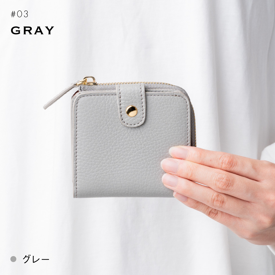 MURA 二つ折り財布 レディース 使いやすい 本革 おしゃれ ゴム