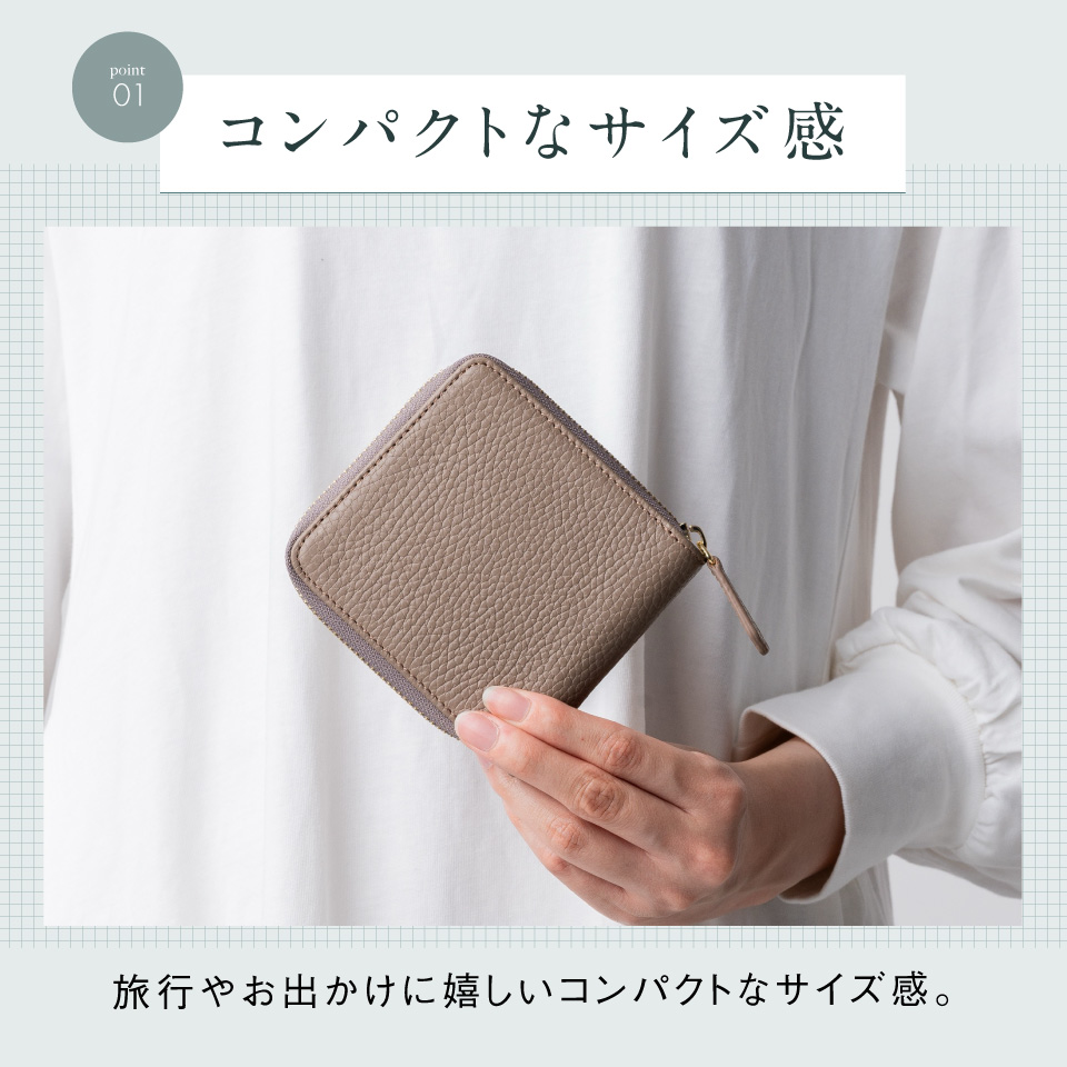 MURA（ムラ） 二つ折り財布 レディース 本革 使いやすい おしゃれ