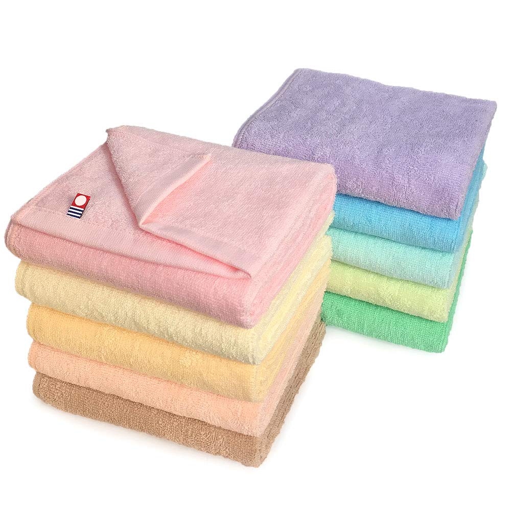 今治タオル（imabari towel） フェイスタオル 10枚10色セット