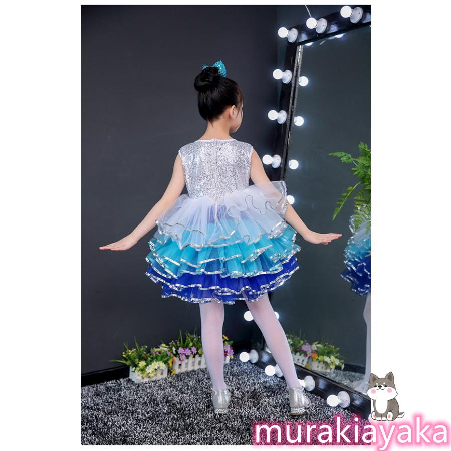 5％OFF超人気 キッズ ダンス衣装 発表会 女の子 お花舞台服 ワンピース ステージ衣装 チアガール 応援団 2点セット 子供演出服 ドレス  チュールスカート チアリーディング