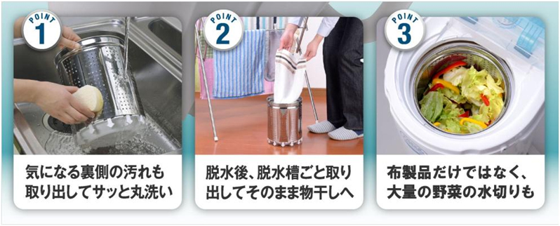 Dry-Cyclone 小型脱水機 BDS-3.0 WH 小型脱水機 3.0kg ステンレス槽ドライサイクロンDRY CYCLONE BDS
