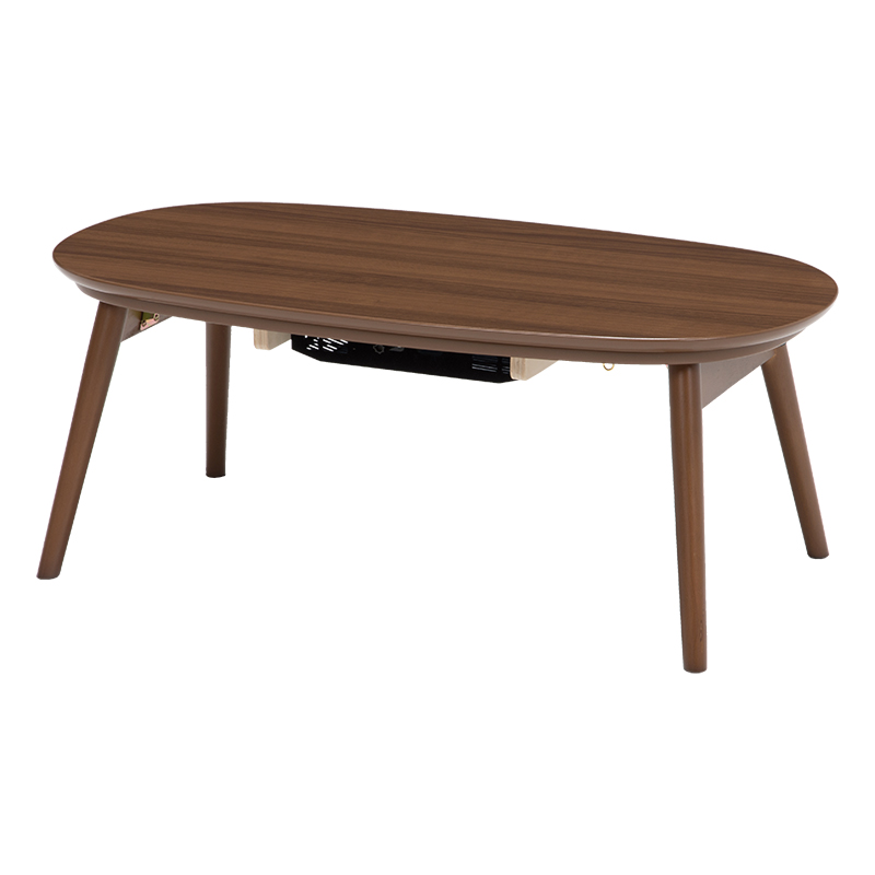 HAGiHARA（萩原） こたつテーブル 90×50 楕円形 コタツテーブル 丸型