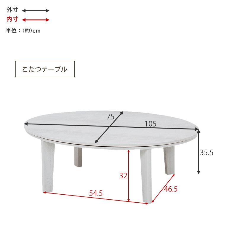 こたつテーブルセット 3点セット こたつ こたつ布団 楕円形 105×75 コタツ こたつセット リビングこたつ こたつ布団 布団セット アベルSE105ユイ bnburi094s