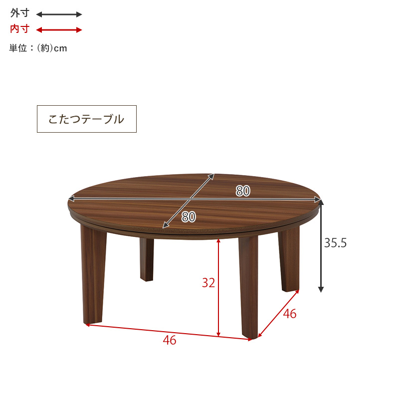 こたつテーブルセット 3点セット こたつ こたつ布団 円形 コタツ こたつセット リビングこたつ ちゃぶ台 こたつ布団 布団セット 丸型 80cm アベルSE80ユイ bnburi79s