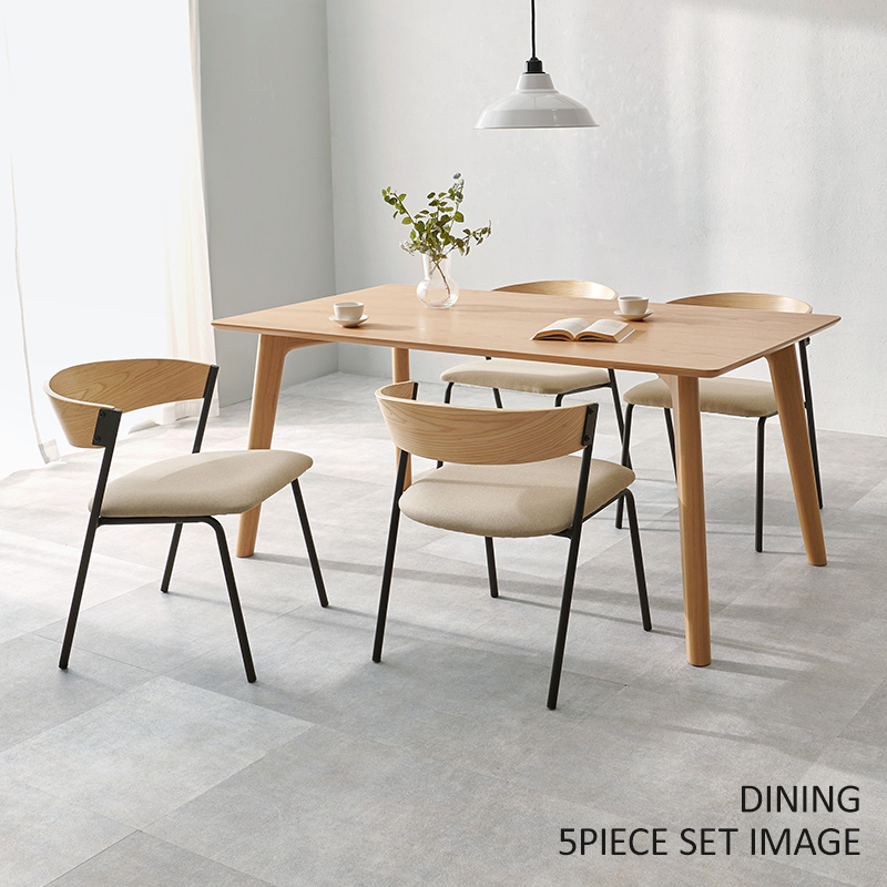 ダイニングチェア 2脚 セット 2人 おしゃれ 木製 ダイニング チェア チェアー ダイニングチェアー 椅子 イス 食卓椅子 北欧 モダン アイアン ブラック LC-4834-2S q37232p ミックス MIX