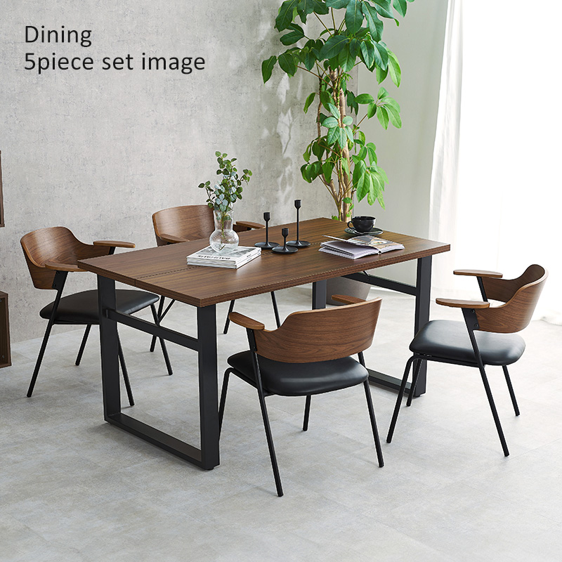 ダイニングチェア 4脚 セット 4人 おしゃれ 肘付き 木製 ダイニング チェア チェアー ダイニングチェアー 椅子 イス 食卓椅子 肘掛け 肘掛け椅子 北欧 アイアン LC-4835-4S q37244p ミックス MIX