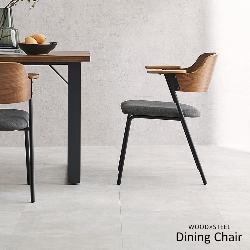 ダイニングチェア 4脚 セット 4人 おしゃれ 肘付き 木製 ダイニング チェア チェアー ダイニングチェアー 椅子 イス 食卓椅子 肘掛け 肘掛け椅子 北欧 アイアン LC-4835-4S q37244p ミックス MIX