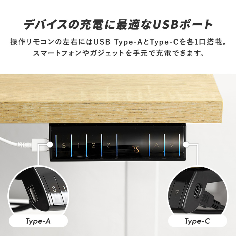 昇降デスク 120 デスク 昇降式デスク 電動 昇降式テーブル USB パソコンデスク 机 テーブル スタンディングデスク ゲーミングデスク 自動 昇降 LDT-3784 q2673 ライズ RISE