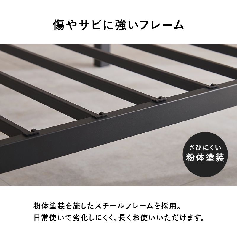 ベッド ベッドフレーム マットレスセット シングル パイプベッド シングルベッド おしゃれ 安い ベット スチール ボンネルコイルマットレス マットレス付 MB-5224S3301 q4113sb