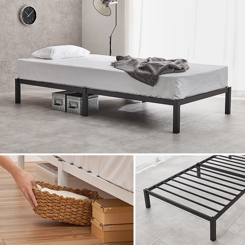 ベッド ベッドフレーム マットレスセット シングル パイプベッド シングルベッド おしゃれ 安い ベット スチール ポケットコイルマットレス マットレス付 MB-5224S3302 q4113sp