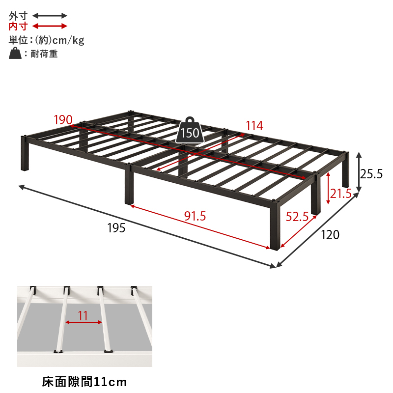 ベッド ベッドフレーム マットレスセット セミダブル パイプベッド セミダブルベッド おしゃれ 安い ベット スチール ボンネルコイルマットレス マットレス付 MB-5224SD3301 q4113sdb