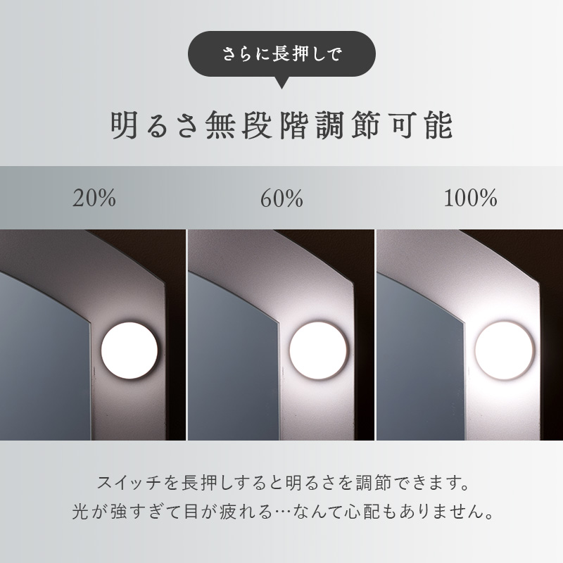 ドレッサー ライト付き 白 鏡台 スライドミラー コスメ収納 コンセント スツール デスク 机 姫系 かわいい おしゃれ ホワイト 収納 ワンルーム MD-5840 q4739 セシル Cecile