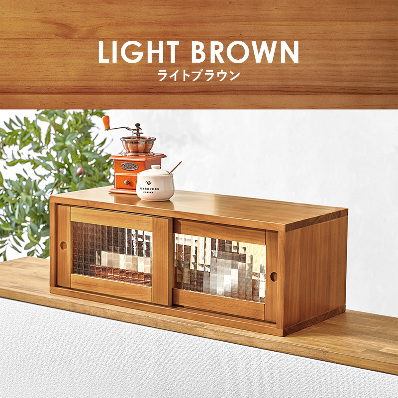 キッチンラック カウンター上収納 両面 調味料ラック 木製 キッチン 収納 スリム キッチン上収納 おしゃれ カウンター上 収納ケース ガラス 完成品 幅60cm MUD-6126 q5015