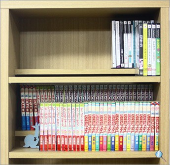 90Lコミック書棚 本棚 オープンシェルフ ブックシェルフ 幅90 高さ 