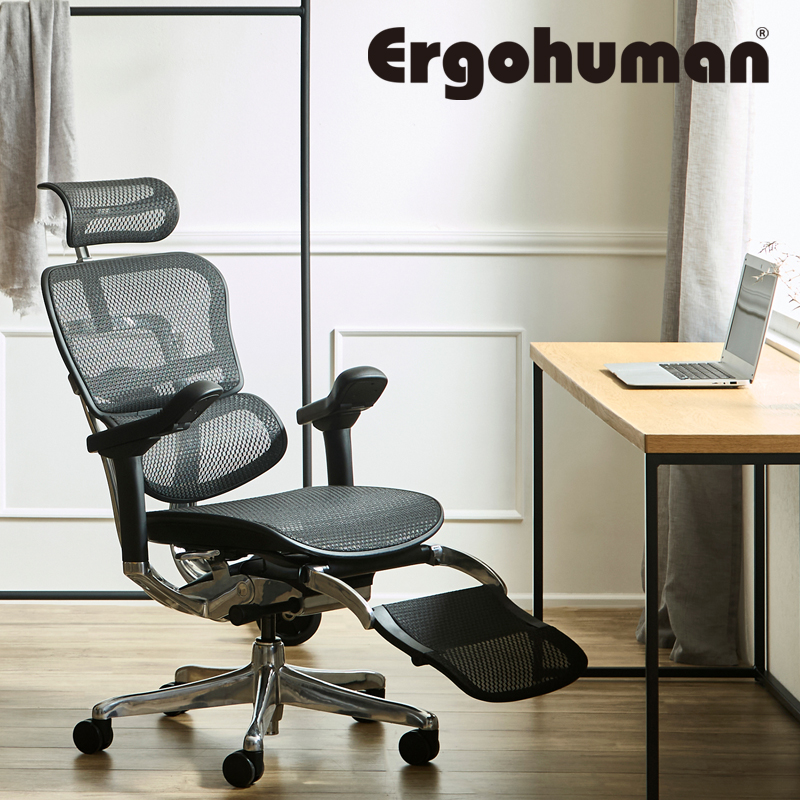 オフィスチェア エルゴヒューマン プロ2 オットマン ハイタイプ 5Dアームレスト搭載モデル Ergohuman EHP2-LPL-5D-DR 在宅 リモート 関家具 正規代理店