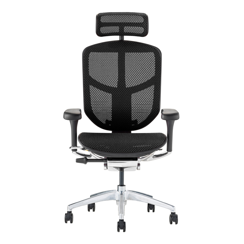 オフィスチェア エルゴヒューマン エンジョイ2 ハイタイプ Ergohuman ENJOY2 High EJ2-HAM 在宅 リモート ヘッドレスト 関家具 正規代理店の画像