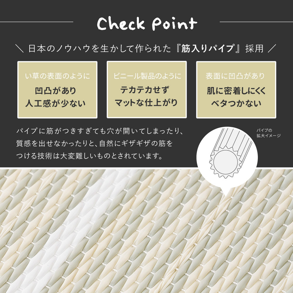 畳 置き畳 ユニット畳 PP 約82×82×2.5cm 同色9枚セット 縁無し たたみ 正方形 畳マット 厚手 おしゃれ ポリプロピレン ボーダー柄 コトリナ 160901520x