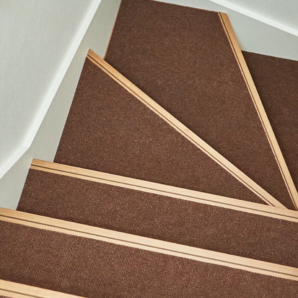 階段マット 滑り止め 洗濯機で洗える 約90×21cm 15枚 約90×90cm 2枚 フリーカット 階段用マット ペット 薄手 DIY 吸着 階段マット 踊り場付き 17枚セット 350118904x ピタロ